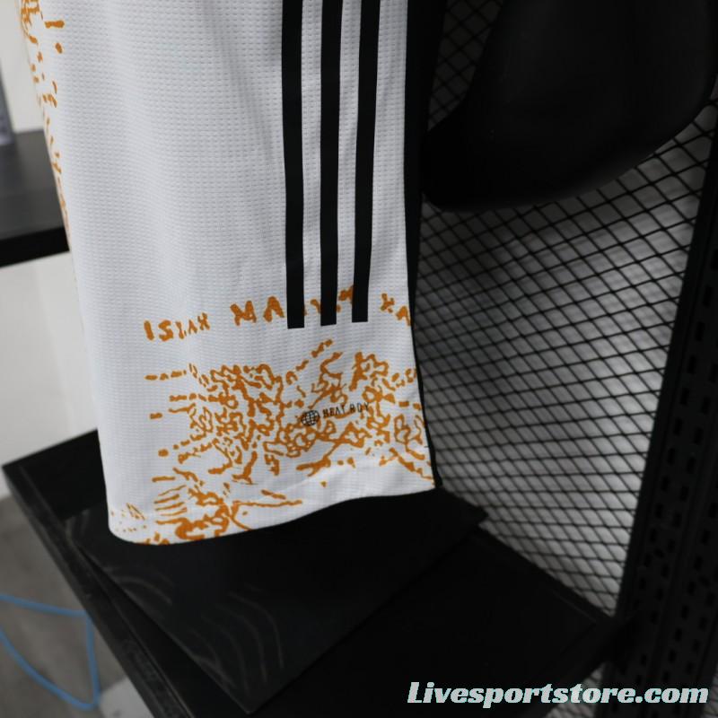 Player Version 2023 Argentina White/Brown Special Jersey