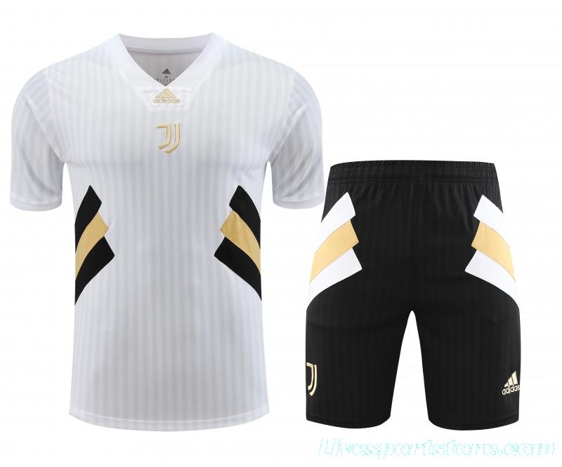 23-24 Juventus Remake Icon White Short Sleeve Jersey+Shorts