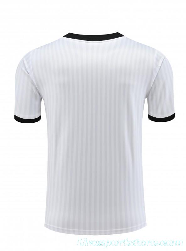 23-24 Flamengo White Remake Icon White Short Sleeve Jersey+Shorts