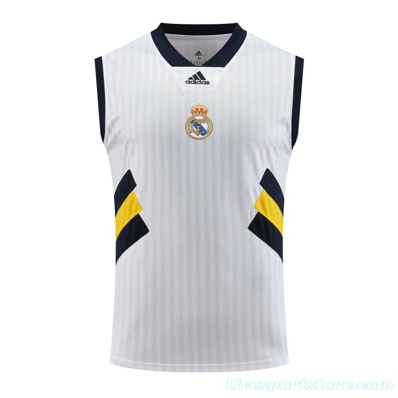 23-24 Real Madrid Remake Icon White Vest Jersey+Shorts