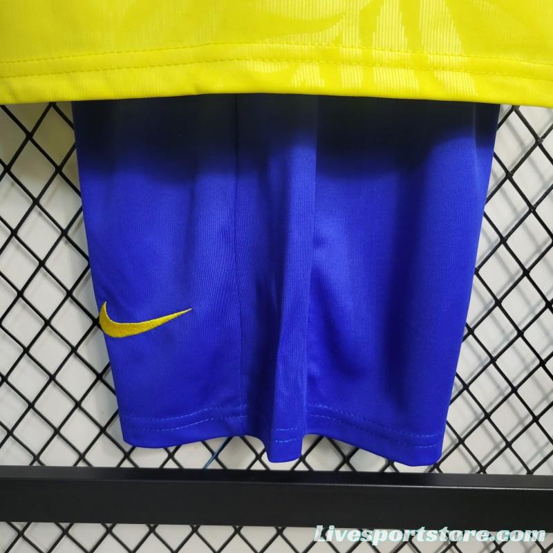 23-24 Kids Brazil Home Jersey Size 16-28