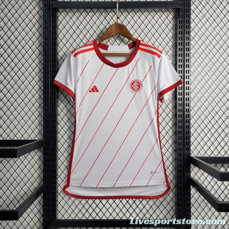 23-24 Women SC Internacional Away White Jersey