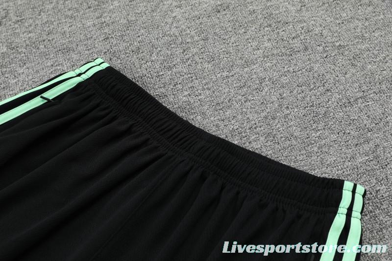 23 24 Real Madrid Green Short Sleeve+Shorts