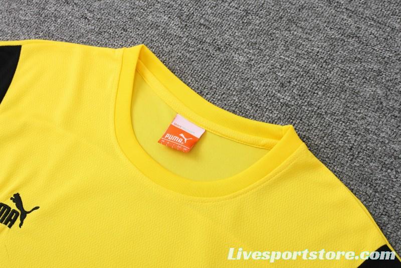 23 24 Borussia Dortmund Yellow Short Sleeve+Shorts