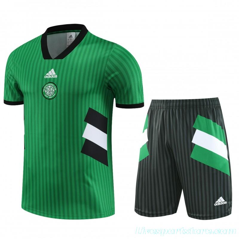 23 24 Celtic Green Remake Icon Short Sleeve+Shorts