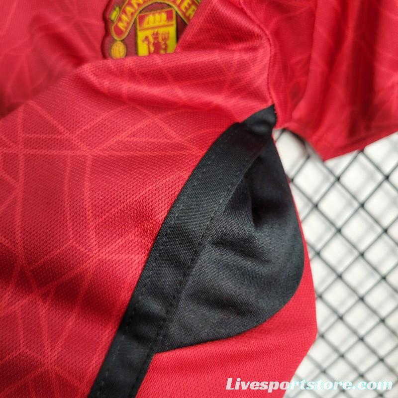 23-24 Kids Manchester United Home Jersey