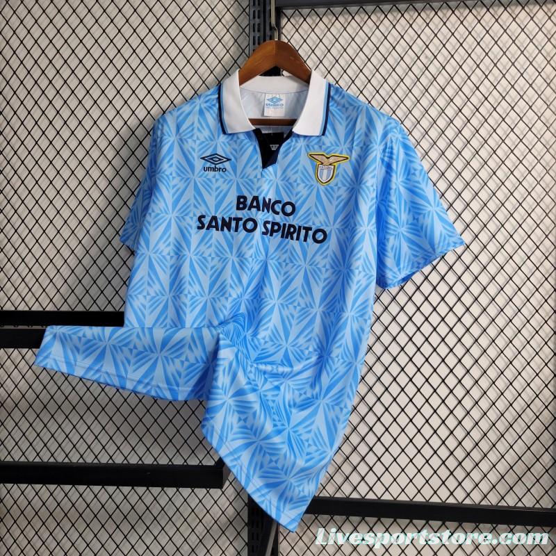 Retro 1991 Lazio Home Jersey