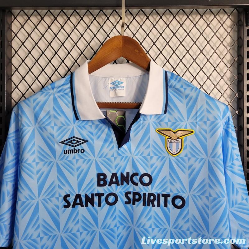 Retro 1991 Lazio Home Jersey