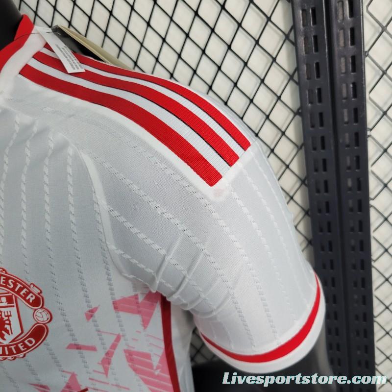 Player Version 23-24 Manchester United White Special Edition Jersey