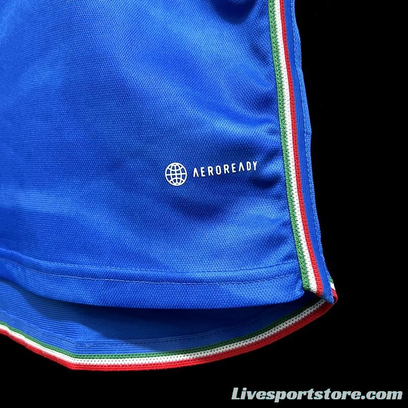 2023 Italy Home Long Sleeve Jersey