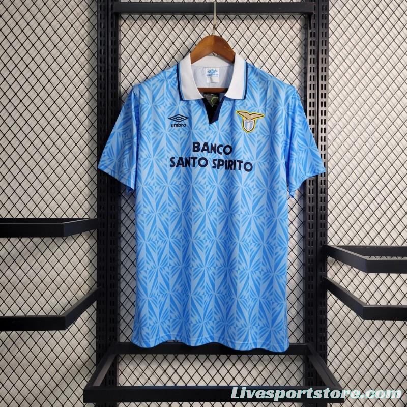 Retro 1991 Lazio Home Jersey