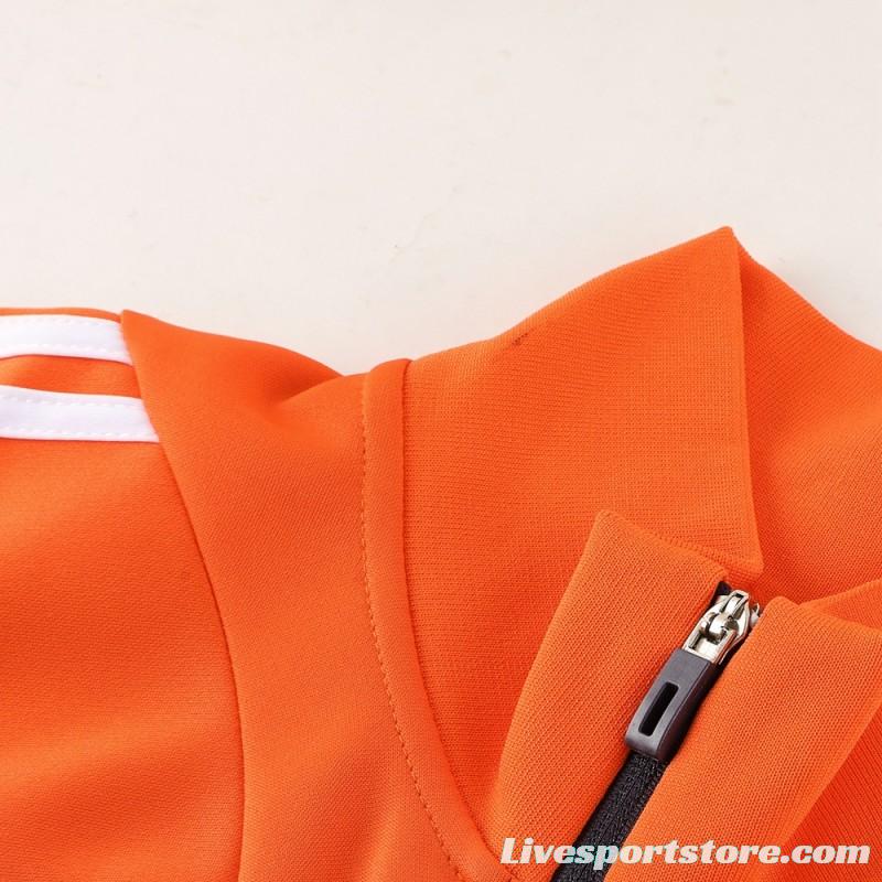 23/24 Adidas Orange/Navy Full Zipper +Pants