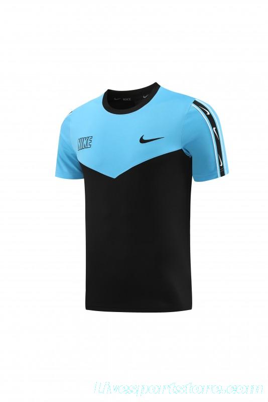 23/24 NIKE Black/Blue Short Sleeve Jersey+Pants