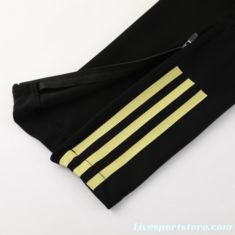 2023 Argentina Black Full Zipper Jacket+Pants