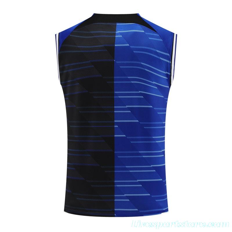 23/24 Inter Milan Blue Vest Jeresy+Shorts