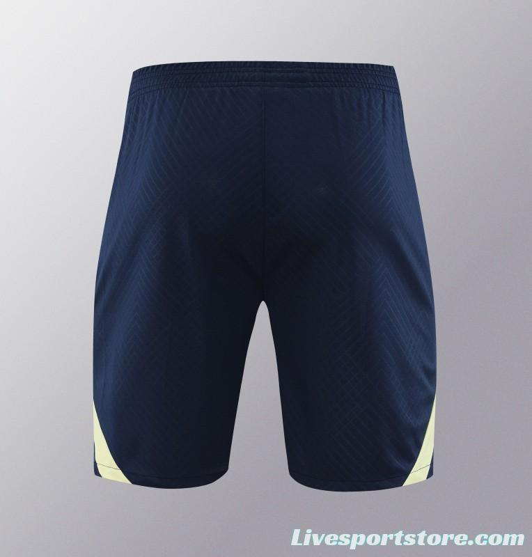 24/25 Club America Blue/Yellow Short Sleeve Jeresy+Shorts