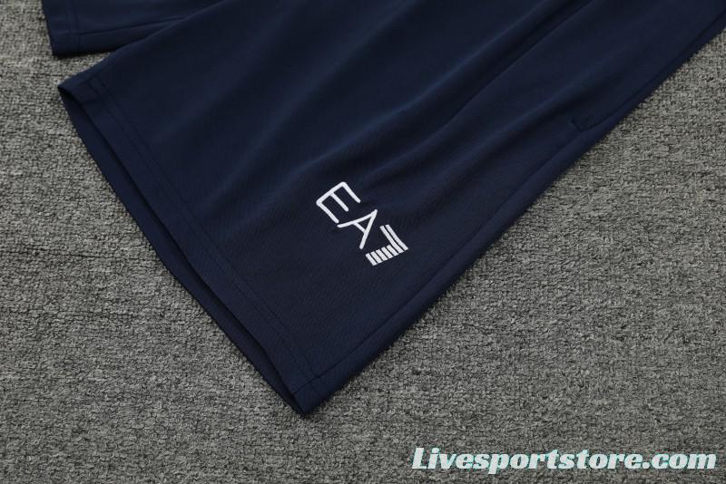 23/24 Napoli Navy/Blue Short Sleeve Jeresy+Shorts