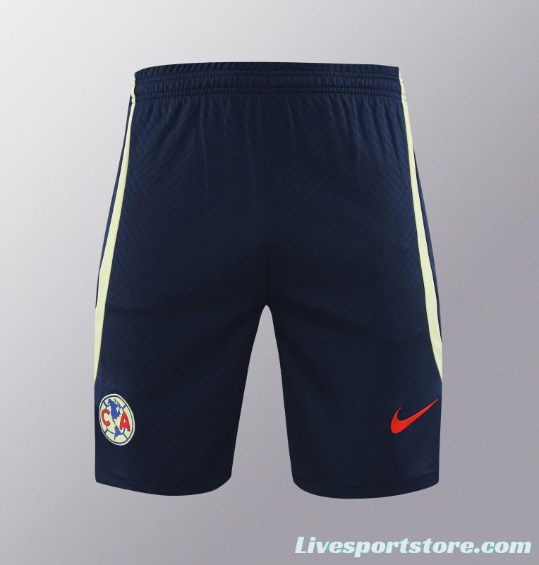 24/25 Club America Blue/Yellow Short Sleeve Jeresy+Shorts