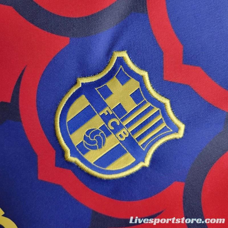 Player Version 23/24 Barcelona Academy Pro Pre-Match Blue Jersey