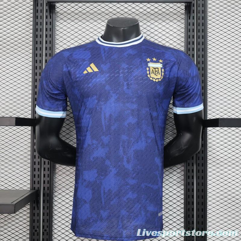 Player Version 2024 Argentina Navy Special Jersey