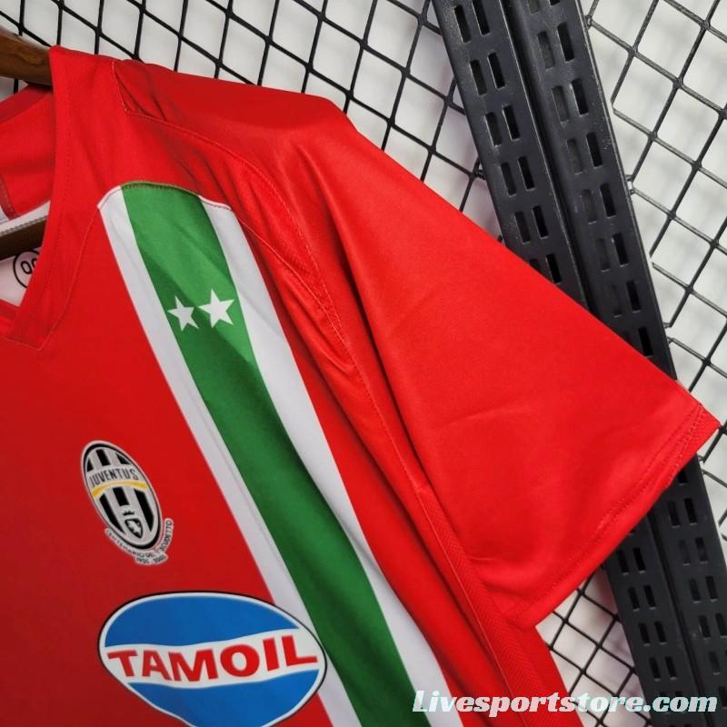 Retro 05/06 Juventus Away Red Jersey