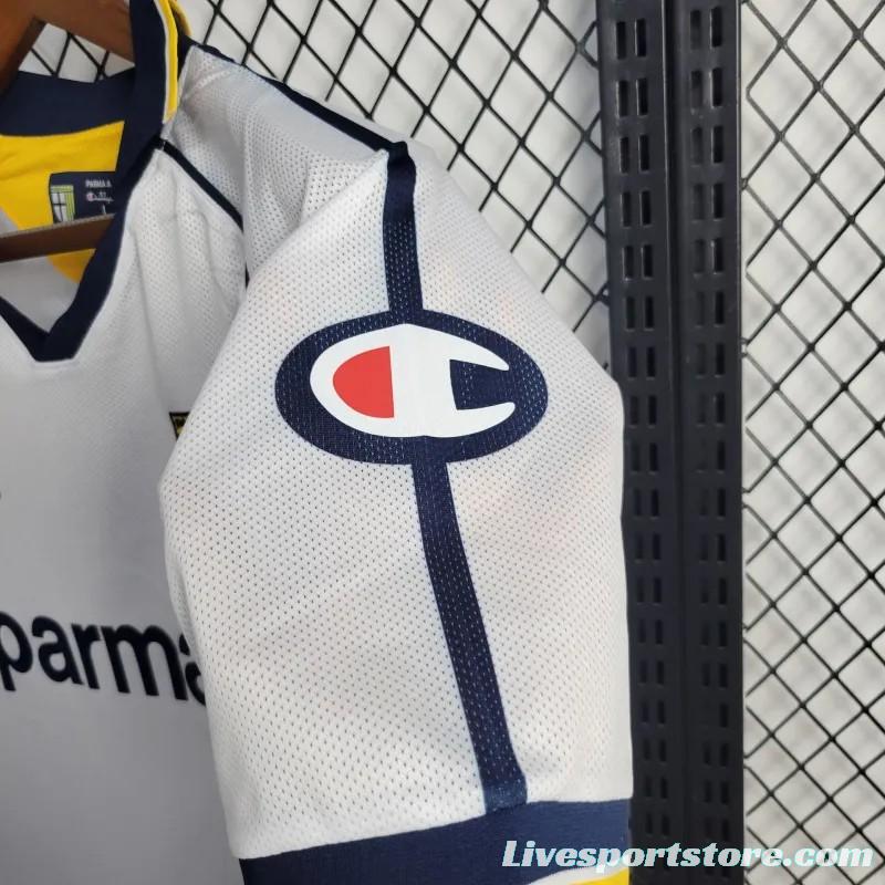 Retro 03/04 Parma Calcio Away White Jersey