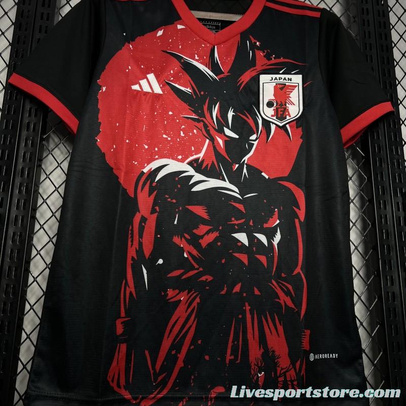 2024 Japan Dragon Ball Goku Red/Black Jersey