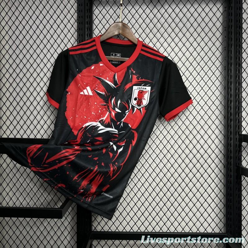 2024 Japan Dragon Ball Goku Red/Black Jersey