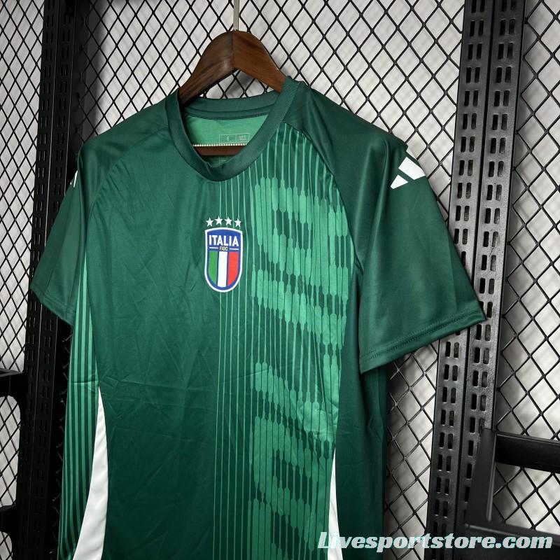 2024 Italy Pre-Match Green Jersey