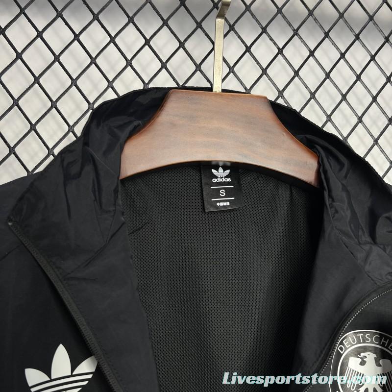 2024 Germany Black Windbreaker