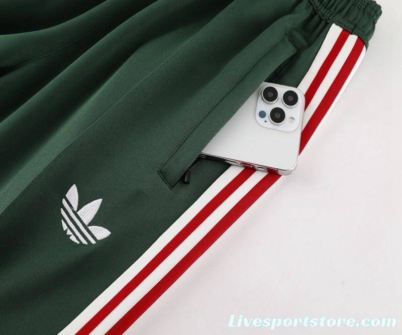 2024 Mexico Green Full Zipper Jacket +Long Pants