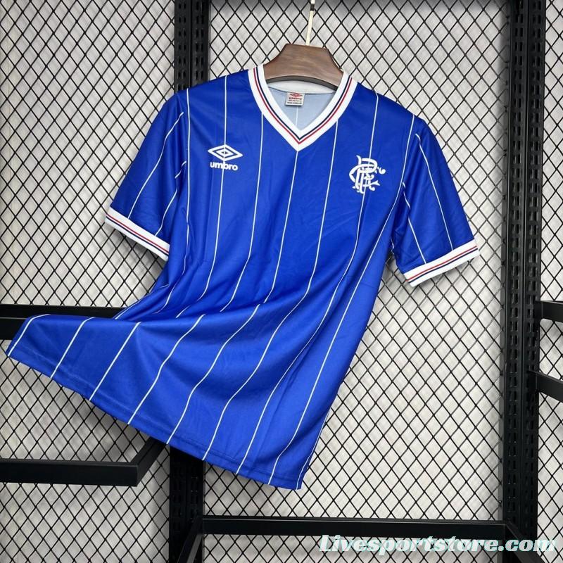 Retro 82/84 Glasgow Rangers Home Jersey