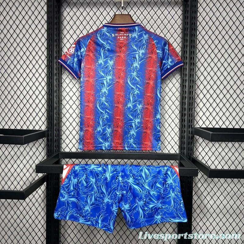 24/25 Kids Crystal Palace Home Jersey