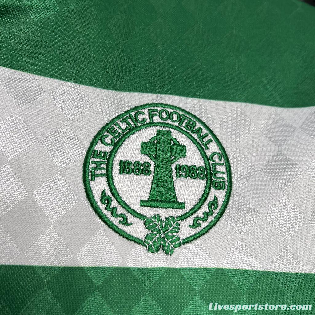 Retro 87/88 Celtic Home Jersey