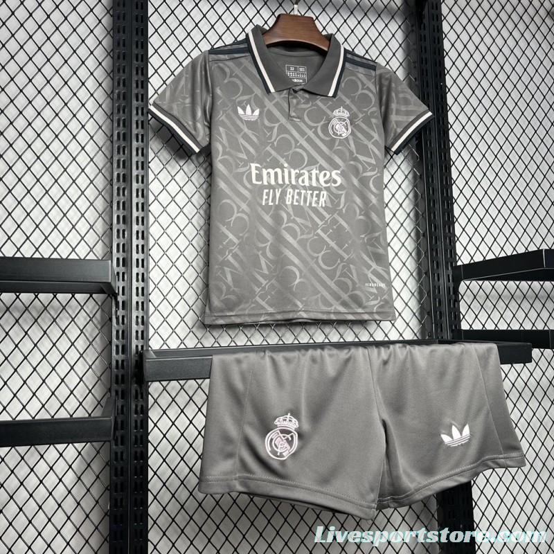 24/25 Kids Real Madrid Third Black Jersey