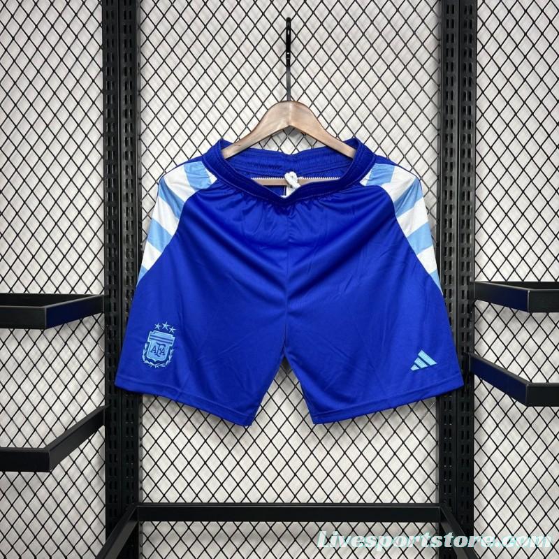 2024 Argentina Away Blue Shorts