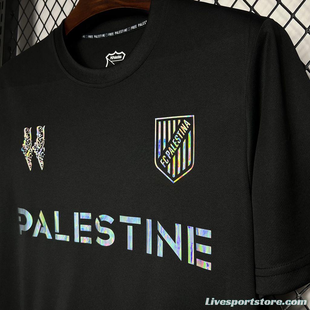 24/25 CD Palestino x Balmain Black T-Shirts