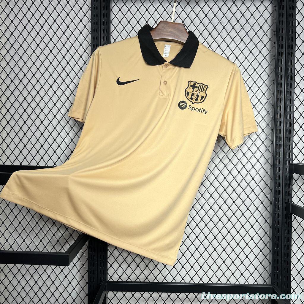 24/25 Barcelona Polo Khaki Jersey