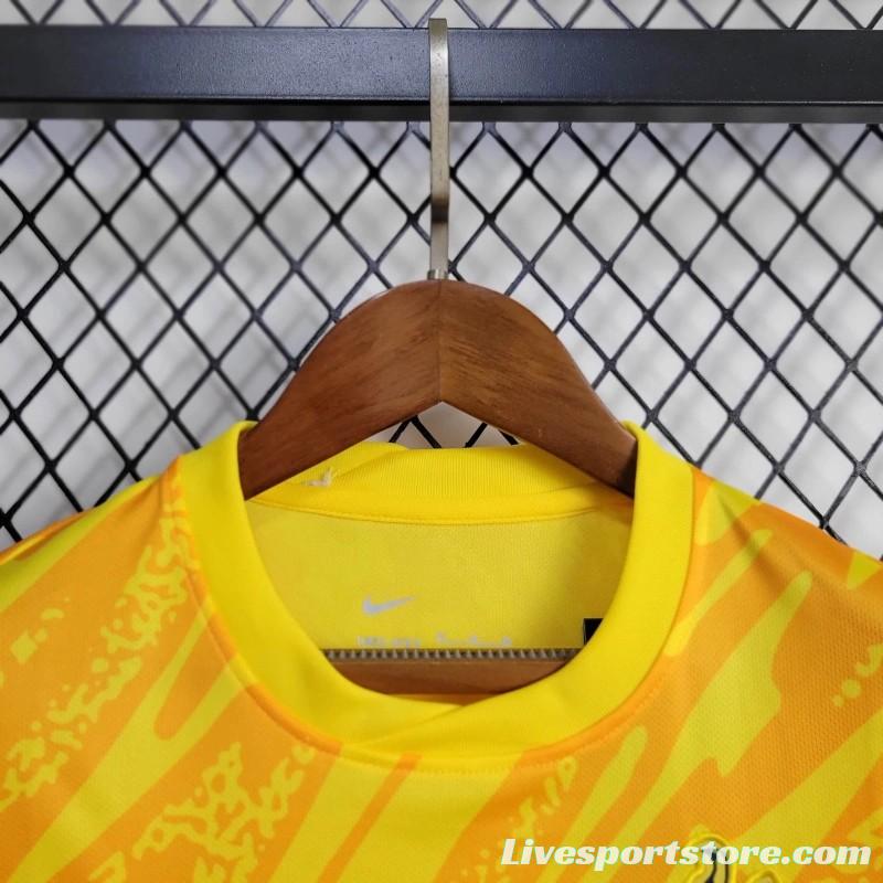 24/25 Kids Tottenham Hotspur Yellow Goalkeeper Jersey