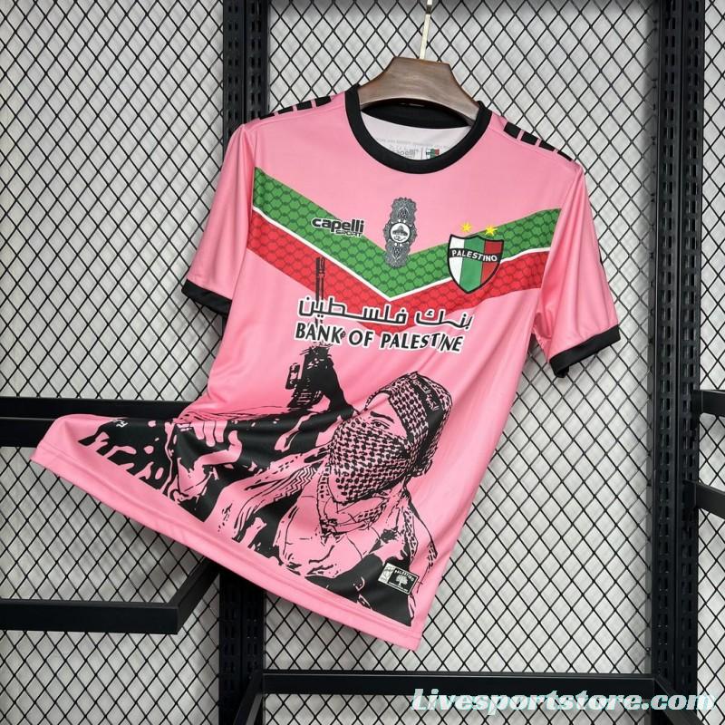 2024/25 CD Palestino Pink Graffiti Jersey