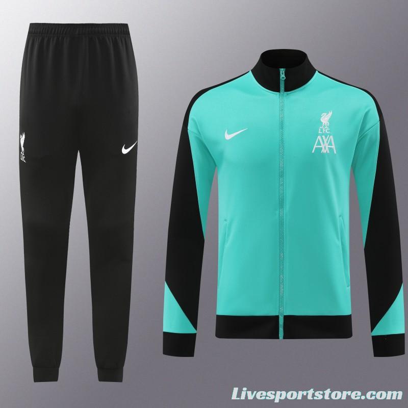 24/25 Liverpool Green Full Zipper Jacket +Long Pants