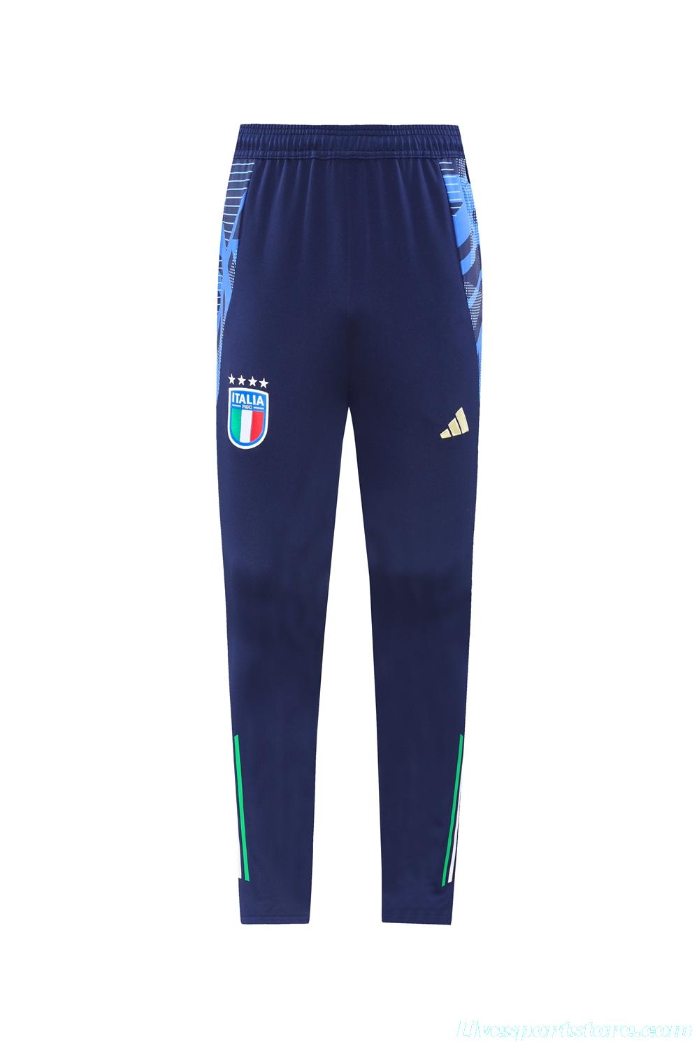 2024 Italy White Full Zipper Jacket +Long Pants