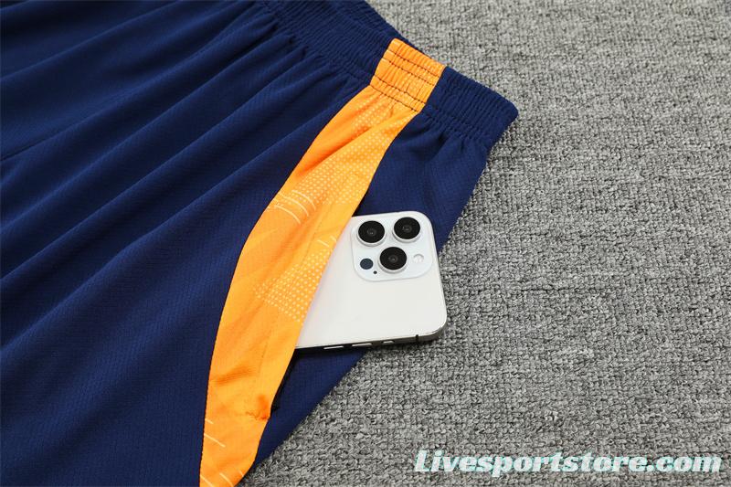 24/25 Juventus Navy Short Sleeve Jersey+Shorts