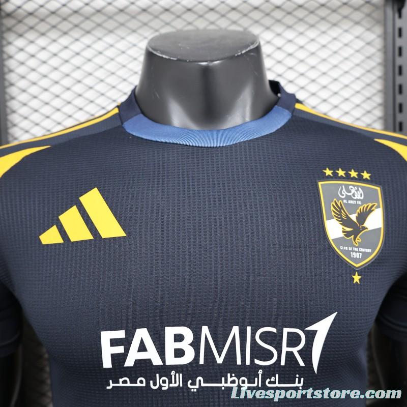 Player Version 24/25 Egypt Al Ahly Away Black Jersey