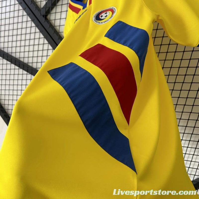 Retro 1994 Romania Home Jersey