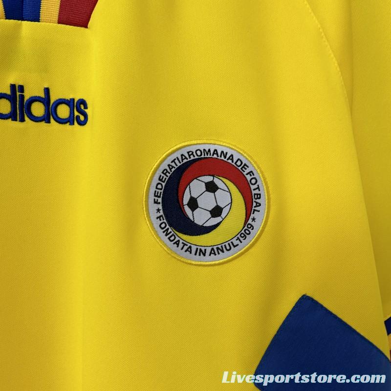 Retro 1994 Romania Home Jersey