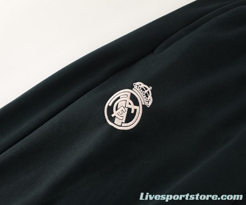 24/25 Real Madrid Light Yellow Hoodie Jacket +Long Pants