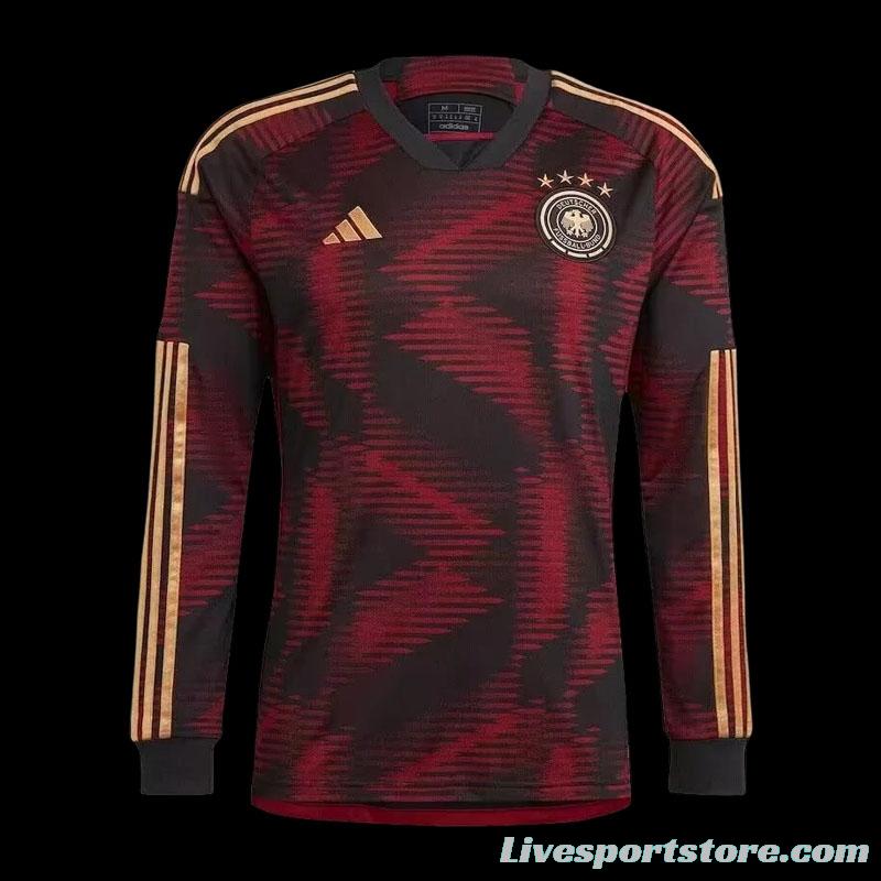 2022 Germany Home Long Sleeve Jersey