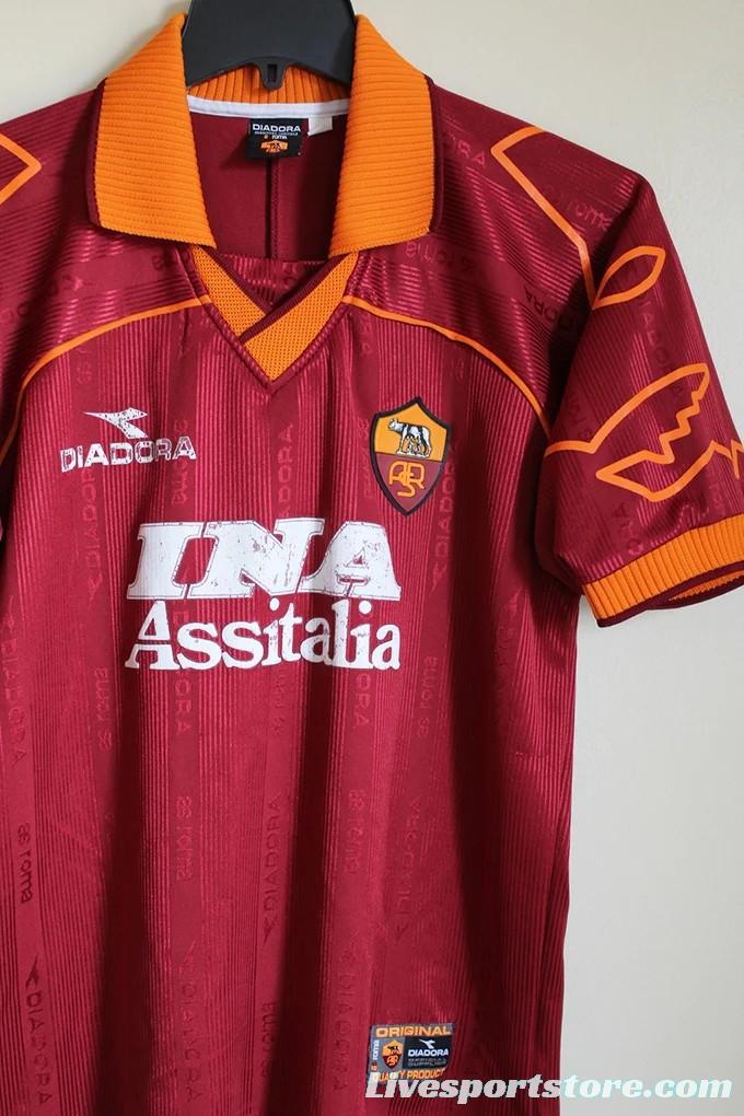 Retro 99/00 AS Roma Home Jersey