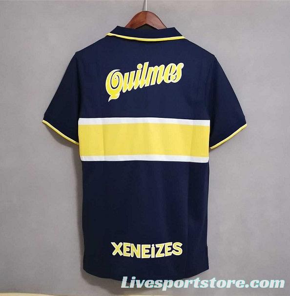 Retro 96/97 Boca Juniors Home Soccer Jersey